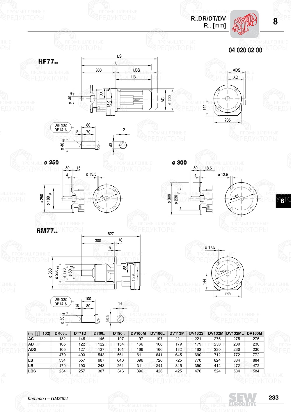 Sew-eurodrive R 77